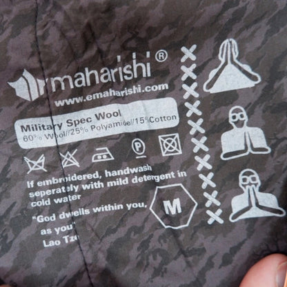 Maharishi Web Maosim Wool Bomber Jacket L | Large, Multicoloured