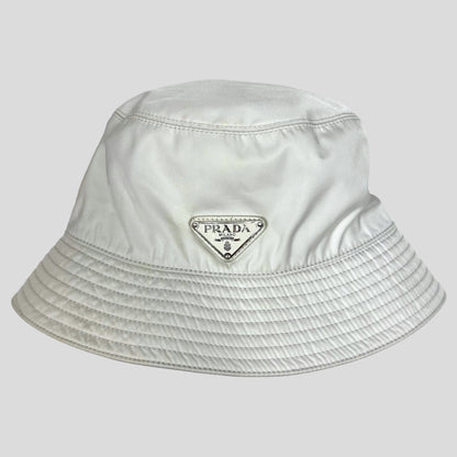 Prada Milano 2020 Nylon Bucket Hat - S/M