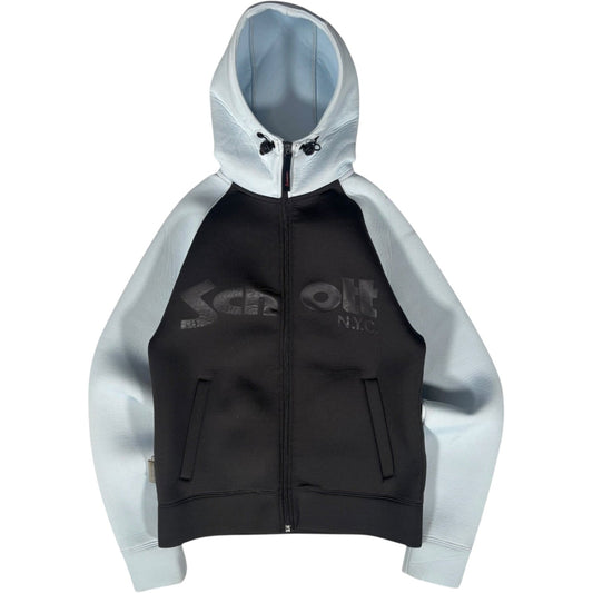 Schott 00’s Neoprene Full Zip Hoodie S | Small, Multicoloured