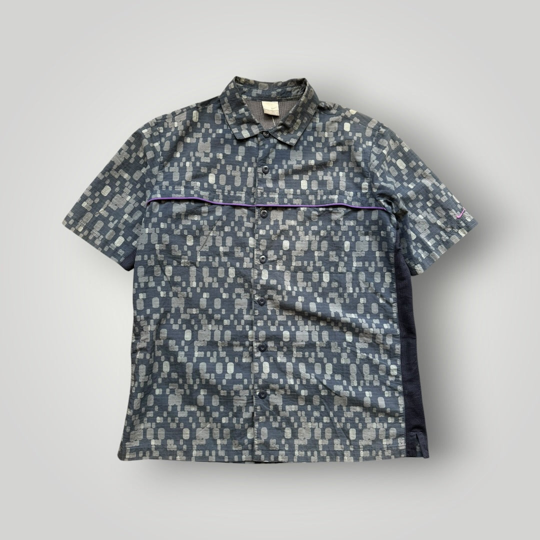 2000's Nike Digital Print Technical Shirt L | O/S, Purple
