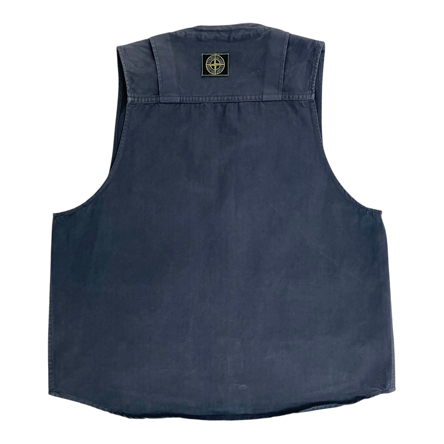 Vintage Stone Island 80s Vest, Size Large | XL, Green