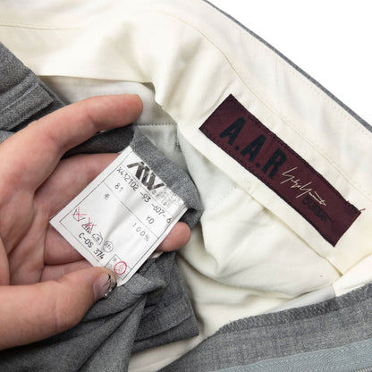 Vintage 90s Yohji Yamamoto D'Urban A.A.R Pleated Trousers Size W29 | W29, Grey