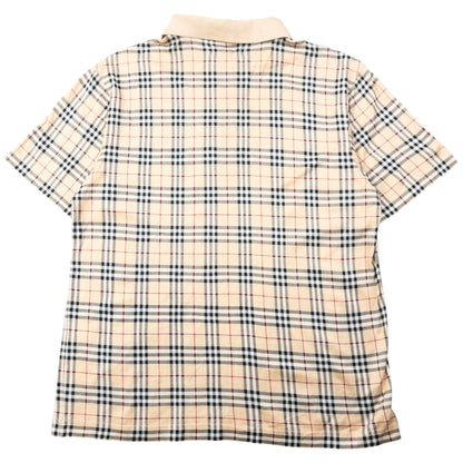 Vintage 2000s Burberry Nova Check Polo Shirt Womens Size S | Small, Beige