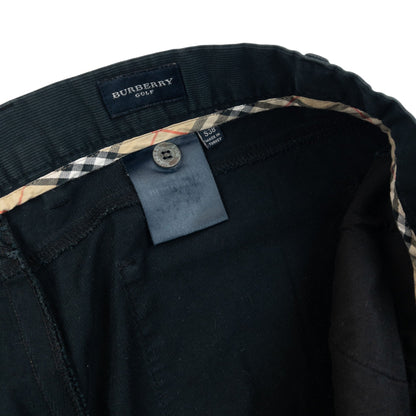 Vintage 2000s Burberry Golf Trousers Size W36 | W36, Black