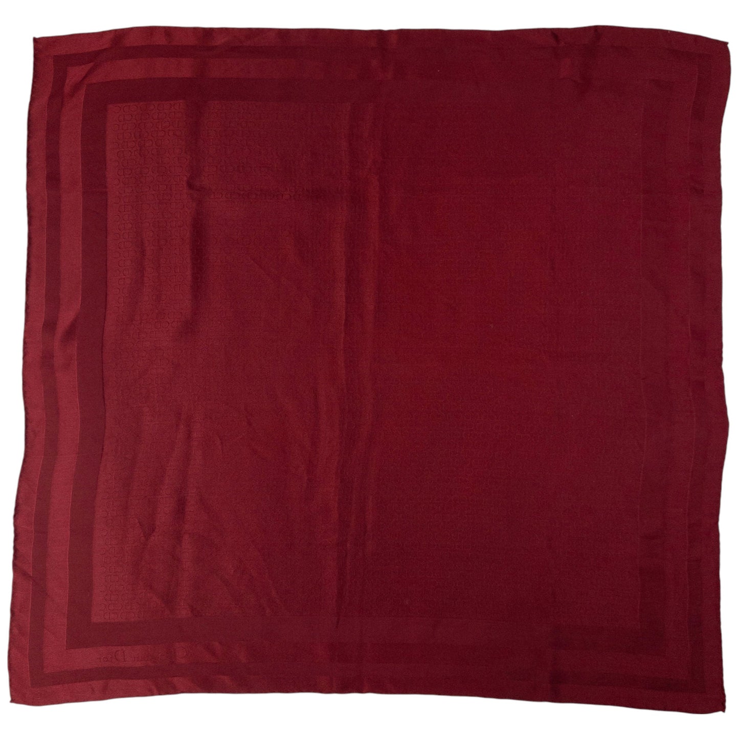 Vintage Dior Monogram Silk Scarf