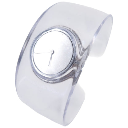 Vintage Issey Miyake X Tokujin Yoshioka Clear Watch Bracelet | O/S, White