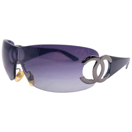 Vintage 2000s Chanel Rimless Sunglasses | O/S, Black