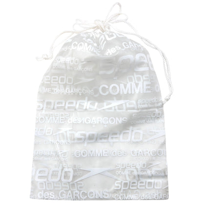 Vintage Comme Des Garçons X Speedo Clear Monogram Drawstring Bag