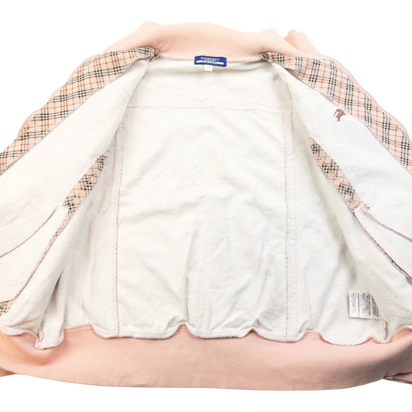 Vintage 2000s Burberry Blue Label Nova Check Zip Up Sweatshirt Womens Size S | Small, Multicoloured