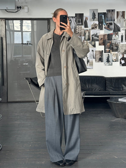 Hugo Boss 2000s Single Breasted Trench Coat - L/XL