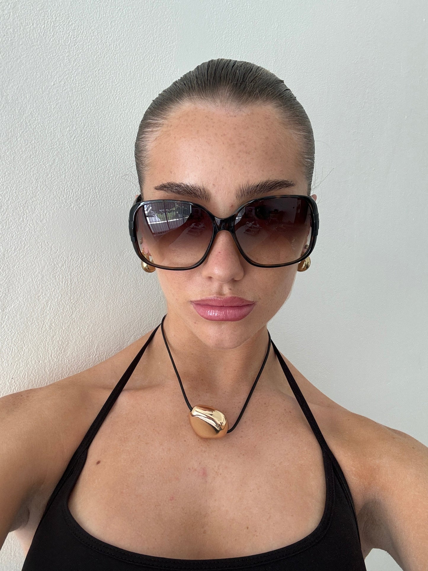 Vintage 2000s Gucci Oversized Sunglasses | O/S, Brown