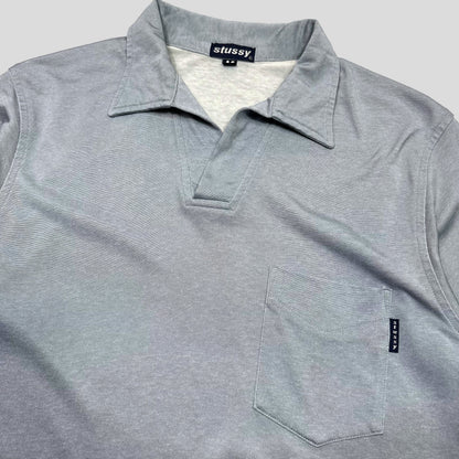 Stussy 90’s ‘Silk’ Open Collar Shirt - M | Default Title, Red