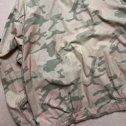 S/S 1989 Cotton Poplin Ice Camouflage Bomber Jacket