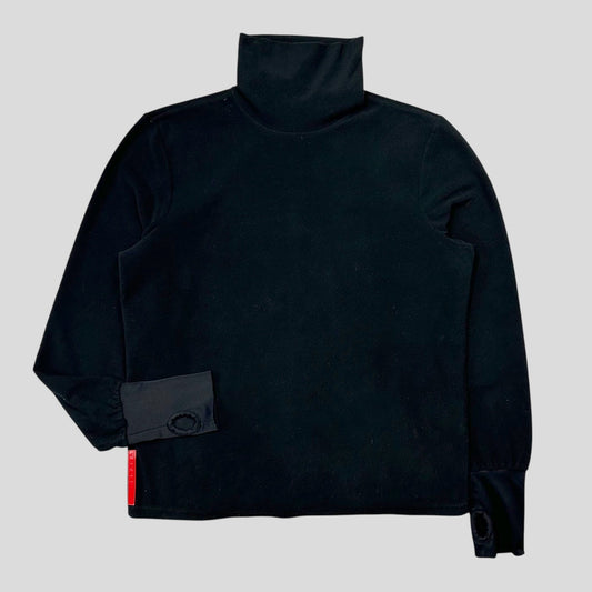 Prada Sport AW00 Snood / Roll Neck Ski Fleece - M