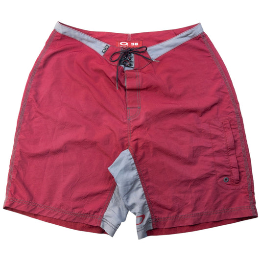 Vintage Oakley Beach Shorts Size W35 | W35, Red