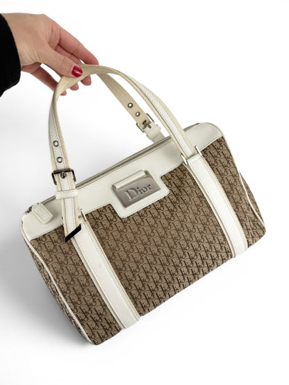 Vintage 2006 Christian Dior Monogram Street Chic Boston Handbag | O/S, Multicoloured