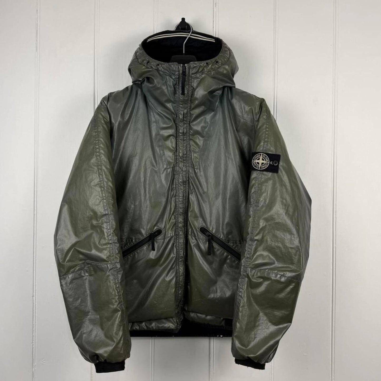 Stone Island Ice Jacket Teal (L) | Large, Red