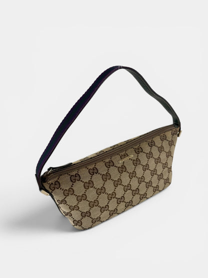 2000s Gucci GG Monogram Pochette Boat Bag | O/S, Multicoloured