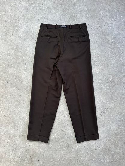 Yves Saint Laurent Pour Homme 1990s Pure Wool Tailored Trousers - W28