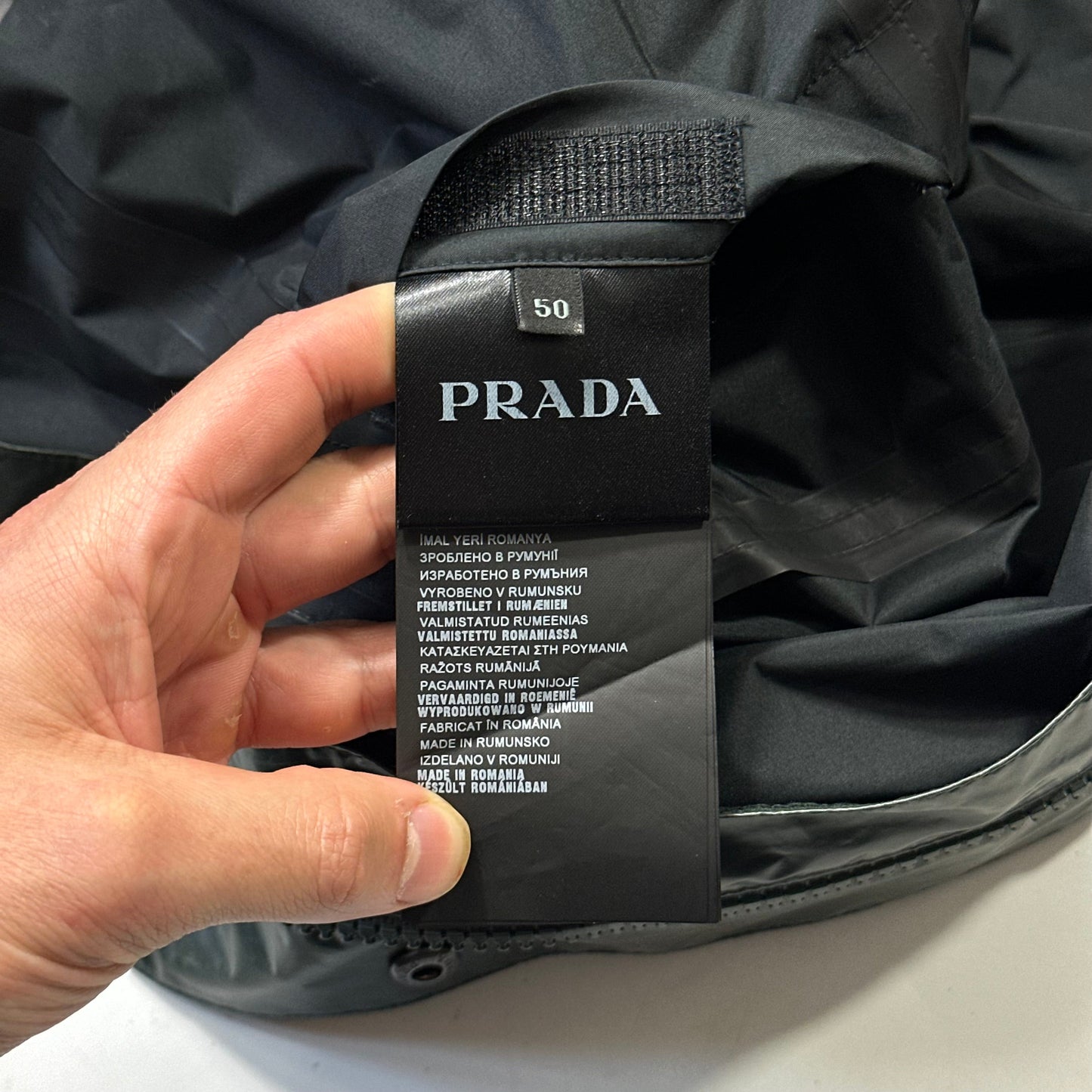 Prada Milano 2015 Taped Seam Toffee Wrapper Technical Jacket - IT50 | Default Title, Green