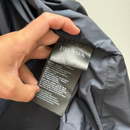 Prada Nylon Windbreaker Jacket in Navy (XL) | Extra Large, Navy