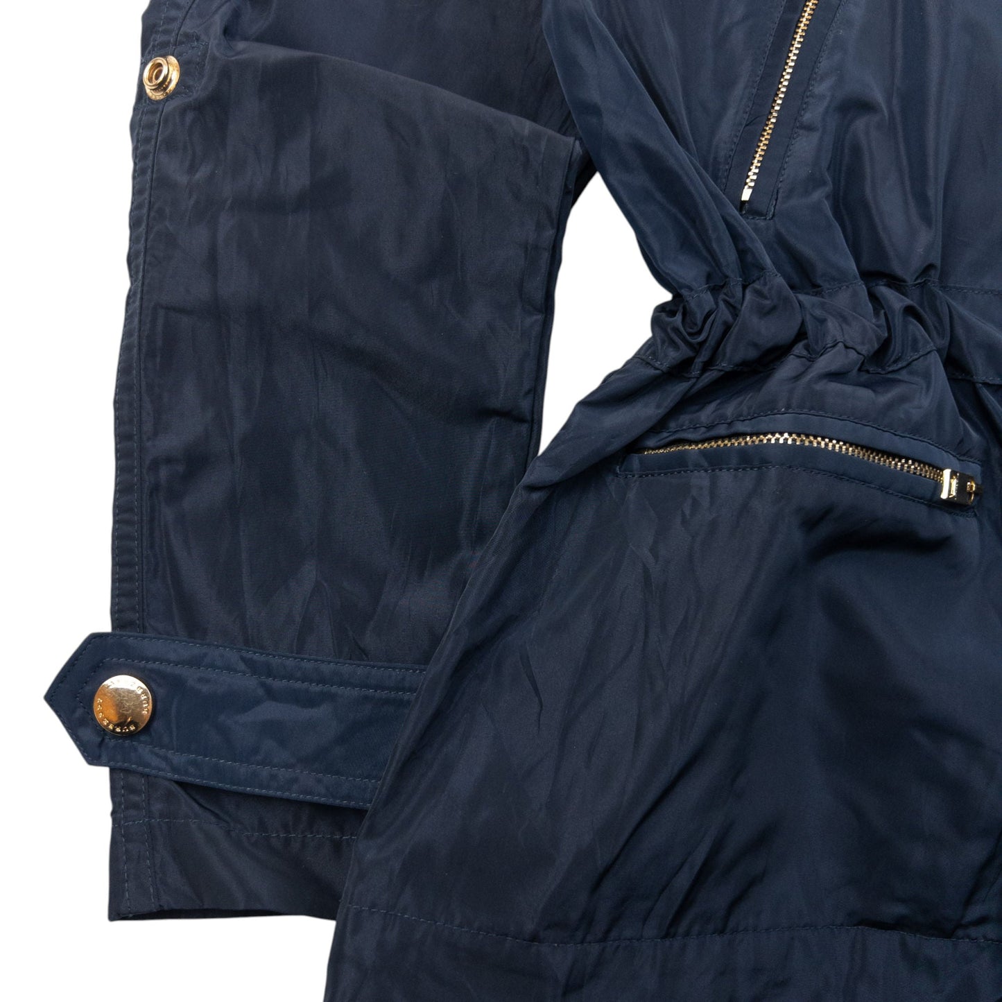 Vintage Burberry Brit Roll Sleeve Jacket Womens Size S | Small, Navy