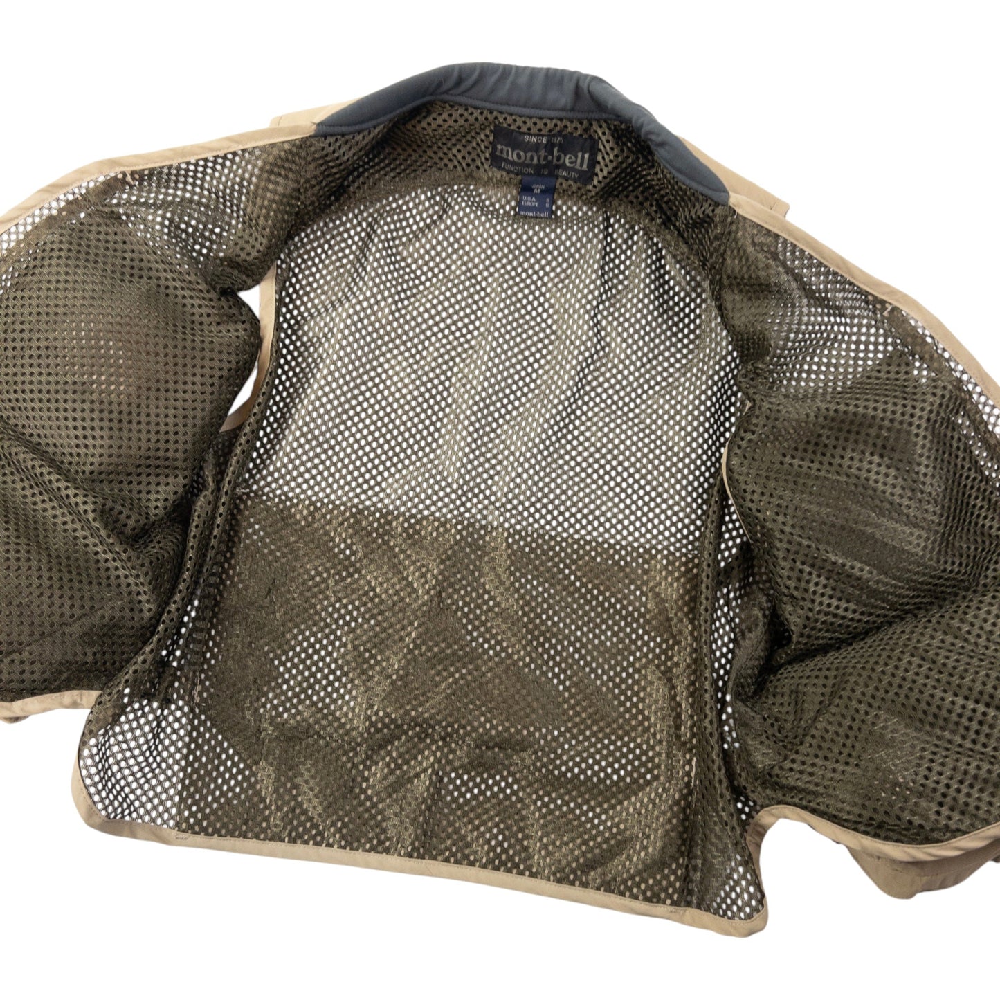 Vintage Montbell Multi Pocket Cargo Vest Gilet Size S