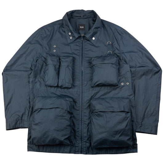 Vintage Hugo Boss Lightweight Cargo Jacket Size XL