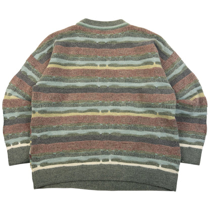 Vintage Pattern Knit Wool Jumper Size XS | XS, Multicolor