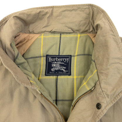 Vintage 90s Burberry Zip Up Padded Jacket Size XL | XL, Beige