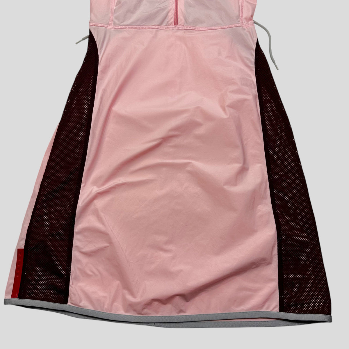 Prada Sport SS00 Nylon Mesh Technical Dress - IT44 | Medium, Pink