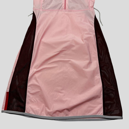 Prada Sport SS00 Nylon Mesh Technical Dress - IT44 | Medium, Pink
