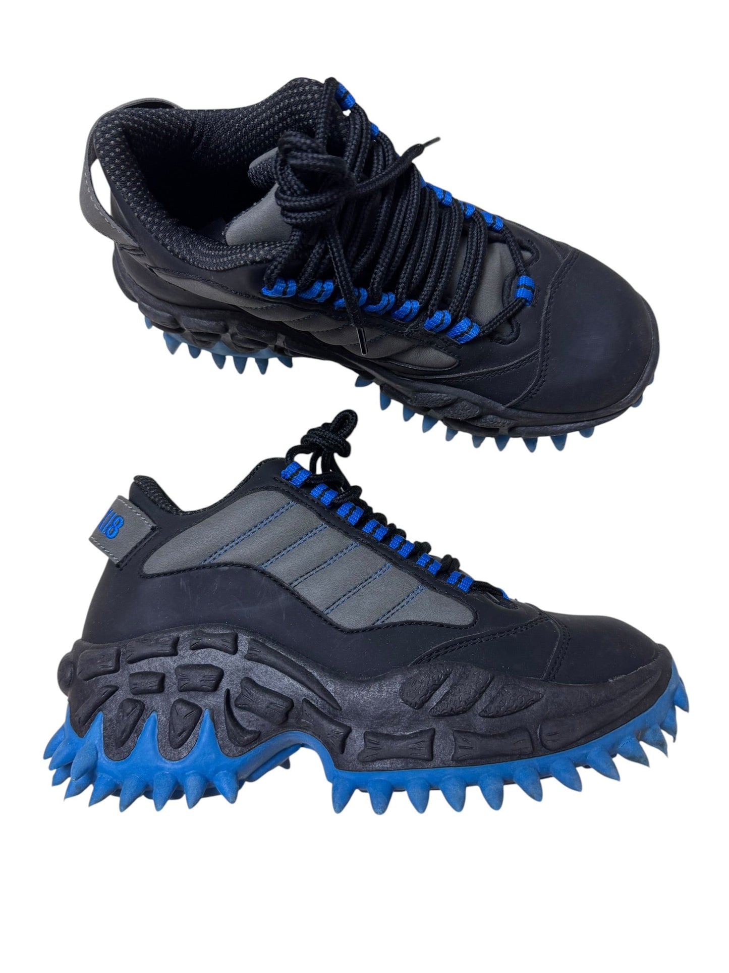 X18 Reykjavik blue spike trainers | UK 7, Blue