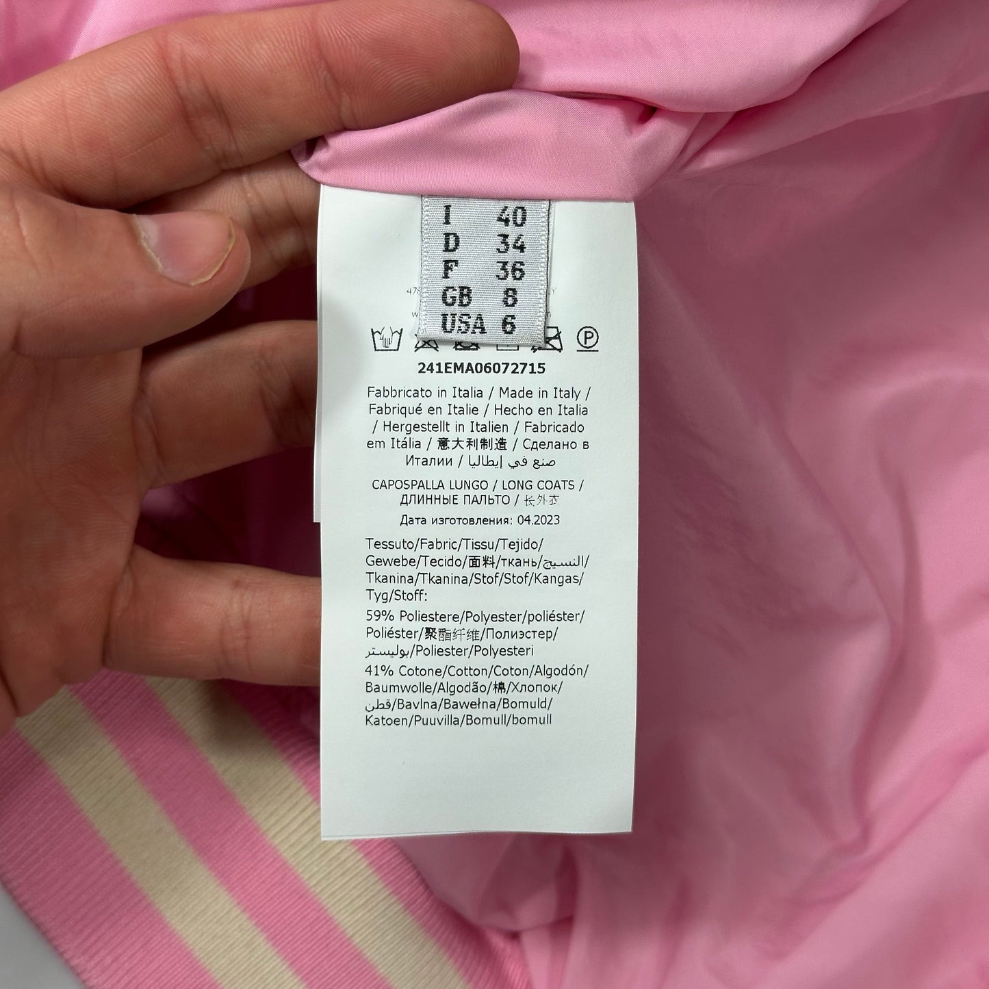 Moschino Couture 2023 Monogram Bomber Jacket + Cargo Trouser Set - IT40