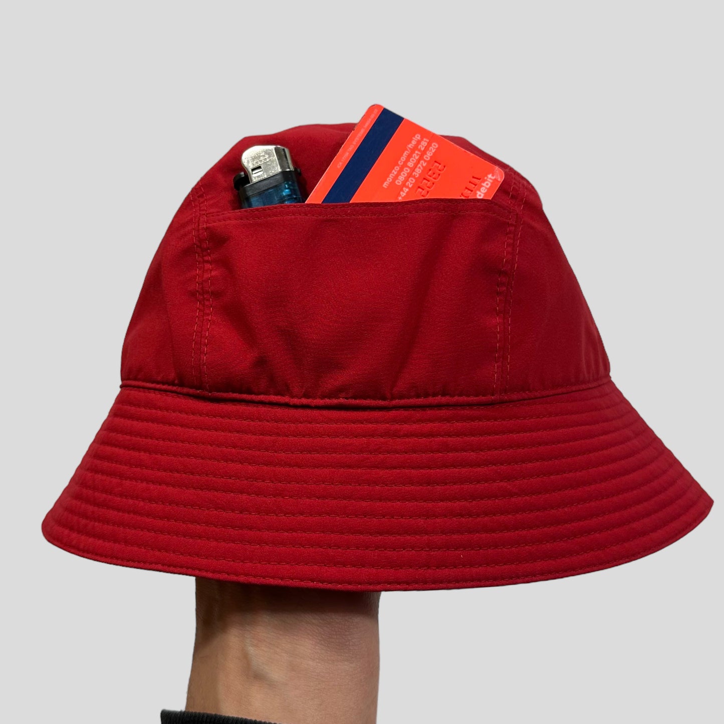 Prada Sport SS00 Goretex Stash Pocket Bucket Hat - M