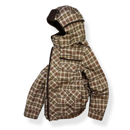 2000's Analog Plaid Trapper Hood Jacket (L) | Default Title, Multicoloured