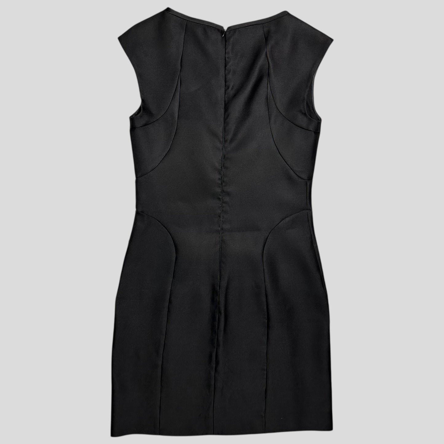 Miu Miu 2008 Silk Technical Panelled Sporty Dress - IT38 (UK8)