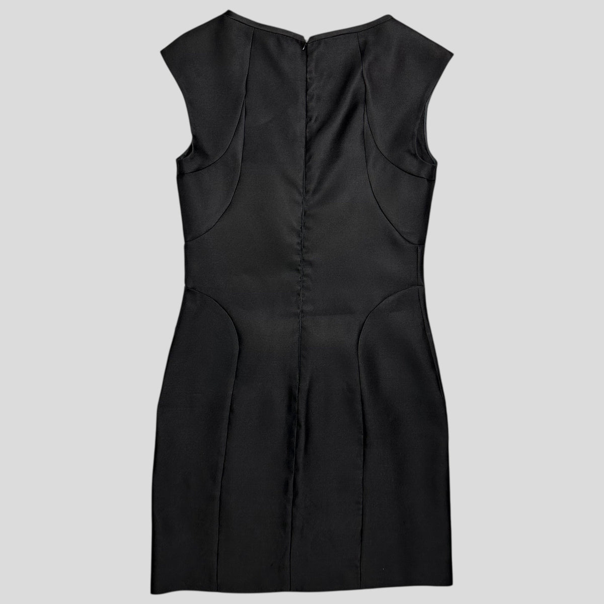 Miu Miu 2008 Silk Technical Panelled Sporty Dress - IT38 (UK8) | Small, Black