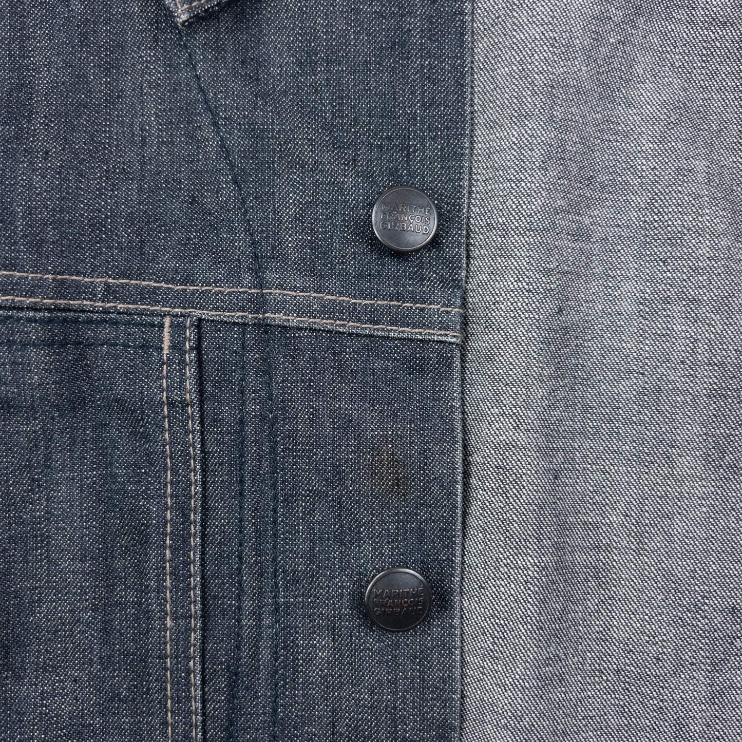 Vintage 2000s Marithe + Francois Girbaud Button Up Denim Jacket Womens Size M