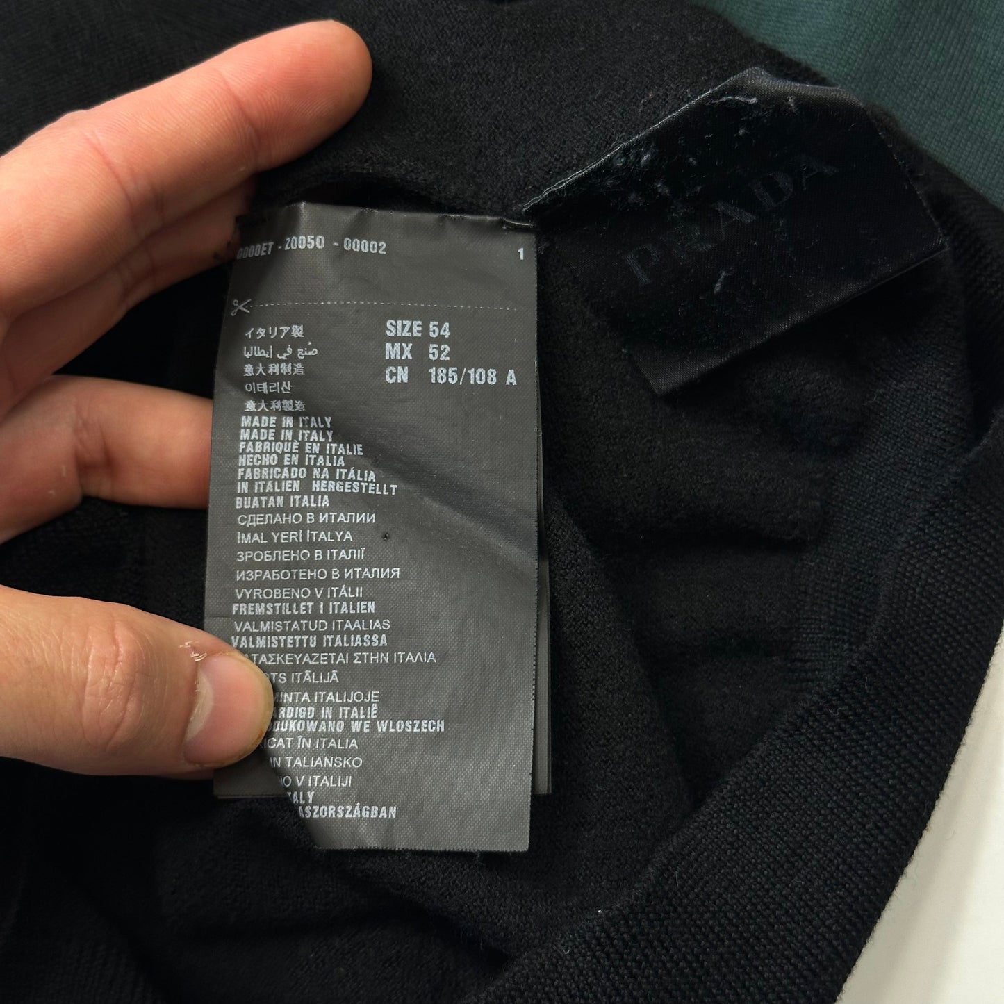 Prada 2015 Tri-colour Virgin Wool Lightweight Crewneck Jumper - M/L | Default Title, Multicoloured