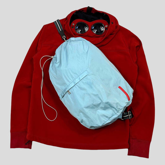 Prada Sport Early 00’s Baby Blue Nylon Slingbag | O/S, Multicoloured