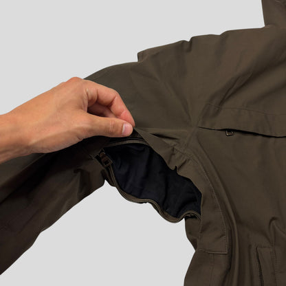 Prada Sport 00’s Khaki Chest Pocket Padded Goretex Jacket - L | Default Title, Brown