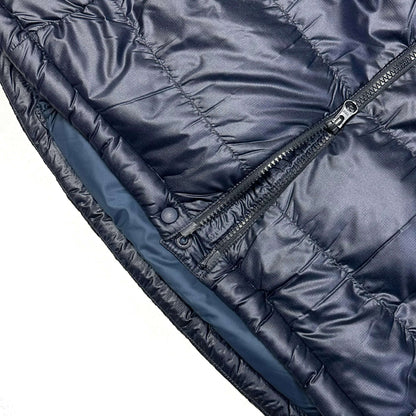Montbell Alpine Down Parka Puffer Jacket In Navy Blue (L)