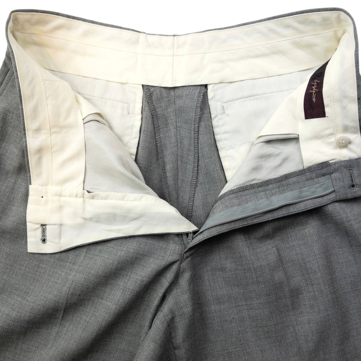 Vintage 90s Yohji Yamamoto D'Urban A.A.R Pleated Trousers Size W29 | W29, Grey