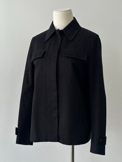 Iceberg 1990s Pure Cotton Concealed Placket Jacket - S