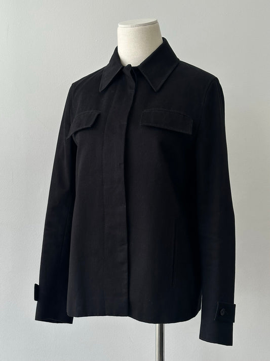 Iceberg 1990s Pure Cotton Concealed Placket Jacket - S