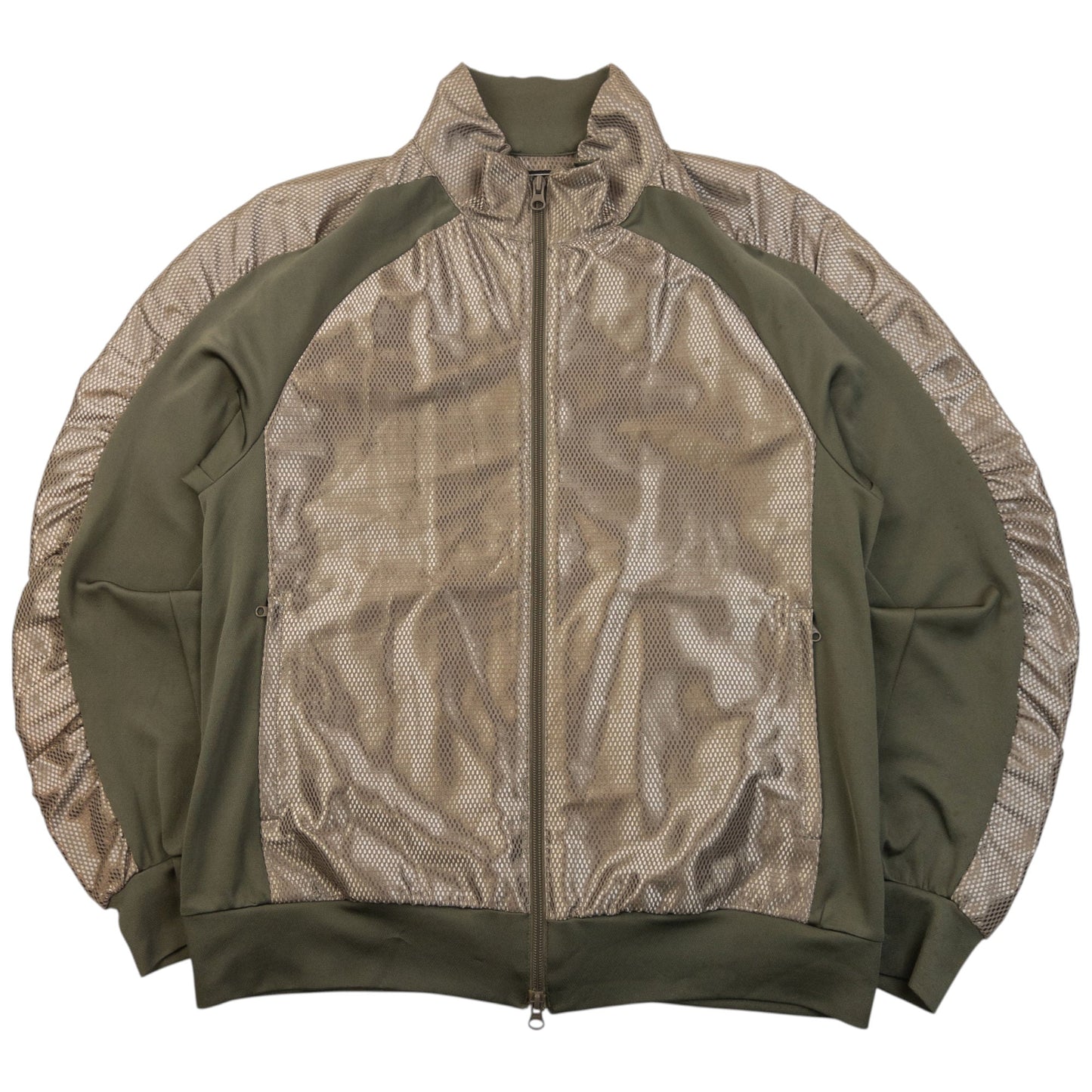 Vintage 2000s Final Home From Issey Miyake Zip Up Iridescent Jacket Size M | Medium, Multicoloured