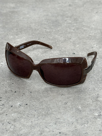 Gianfranco Ferrre 1990s Oversized Logo Sunglasses