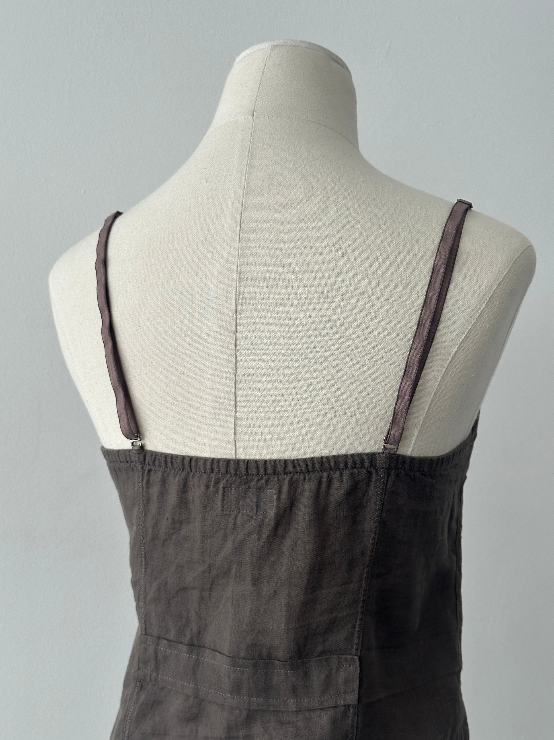 Armani Jeans 1990s Pure Linen Corset Top - S