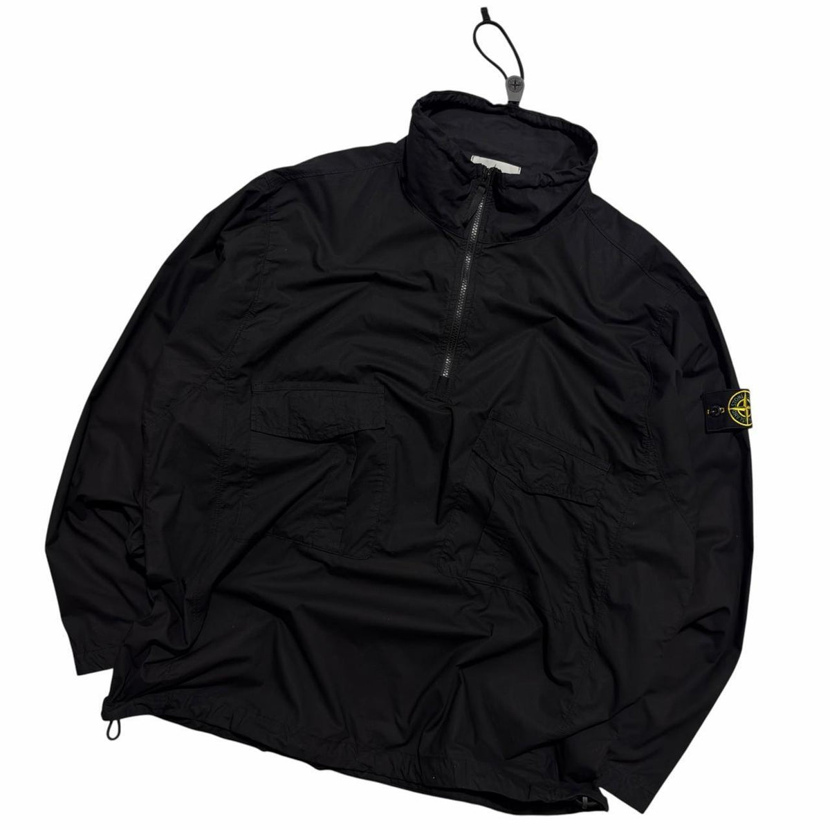 Stone Island Pullover Smock Jacket | XXL, Black